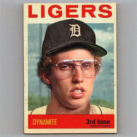 1964 Detroit Ligers Napoleon Dynamite Baseball Card ⚾️🐅 : r/Detroit