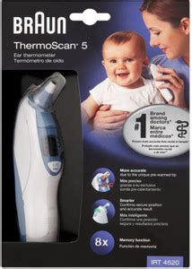 Braun Thermoscan 5 Ear Thermometer (Irt 6500) Baby Thermometer Price in ...