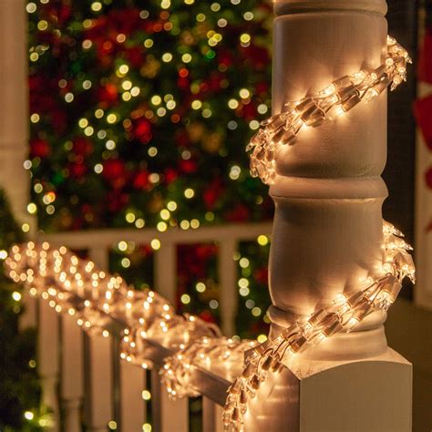 Outdoor Garland With Lights - Outdoor Merry Bright Christmas Foliage ...