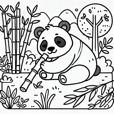 30 + Free Giant Panda Coloring Pages - Printable A4