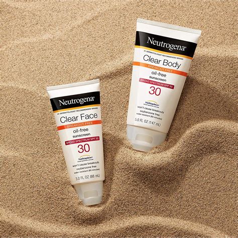 Neutrogena Clear Face Liquid Sunscreen SPF 30 for Acne-Prone Skin - 3 ...