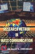 Research Methods in Mass Communication : Amazon.in: Books