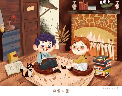 讲故事 儿童卡通插画图片下载_红动中国
