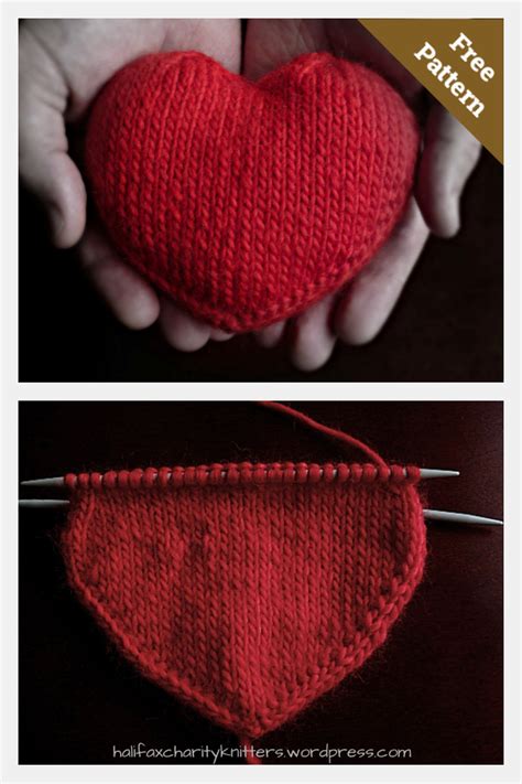 Image result for Simple Knitted Heart Pattern