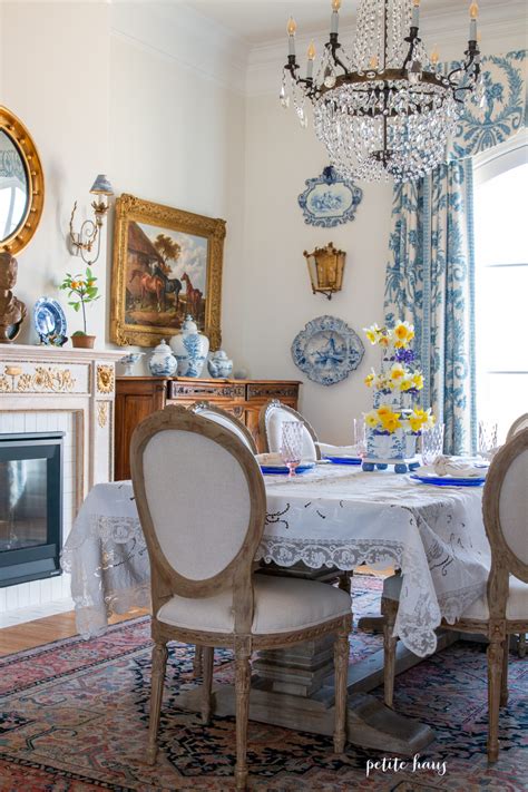 Decorating my French Country Grandmillennial Dining Room for Spring ...