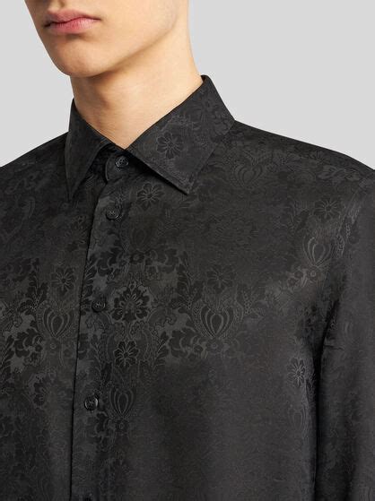 FLORAL JACQUARD SHIRT