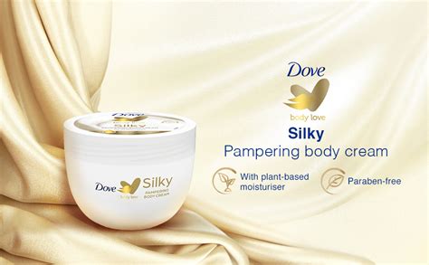 Dove Body Love Silky Pampering Body Cream For All Skin Types Paraben ...