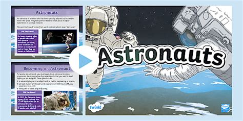 KS2 Astronauts PowerPoint - Twinkl