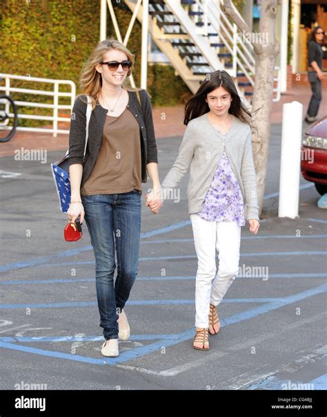 Emma Roberts and sister Grace Roberts leaving Fred Segal in West ...