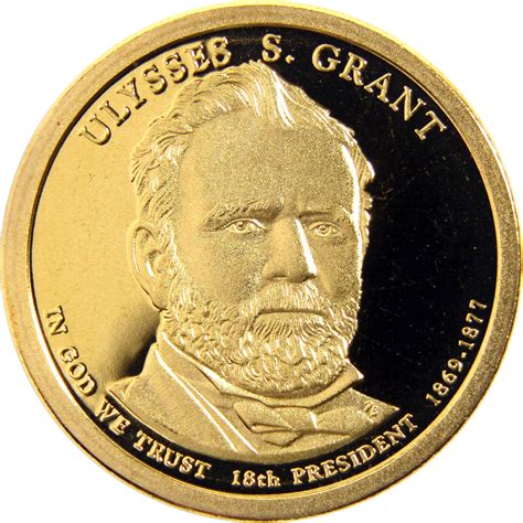2011 S Ulysses S Grant Presidential Dollar Choice Proof $1 Coin