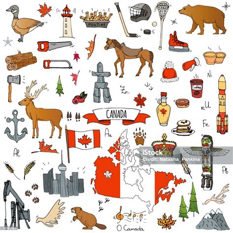Canada Icons Set Stock Illustration - Download Image Now - Canada, Icon ...