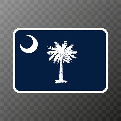 South Carolina state flag. Vector illustration. 21846224 Vector Art at ...