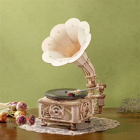 Buy ROBOTIME 3D Wooden Puzzle for Adults DIY Electrical Classical ...