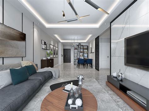 黑白灰别墅装修设计，让你的家居拥有质感、空间感