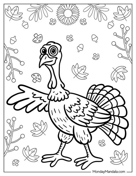 52 Turkey Coloring Pages (Free PDF Printables)
