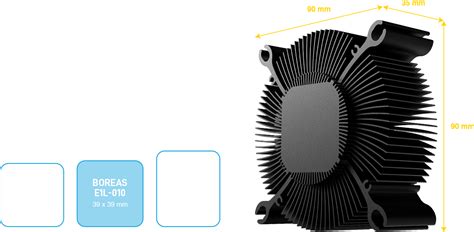 Buy Shop Gamdias Boreas E1L-010 Black RGB 90mm CPU Air Cooler at Low ...