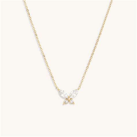 Violetta necklace - 18K Gold Plated – Elinor Jewels