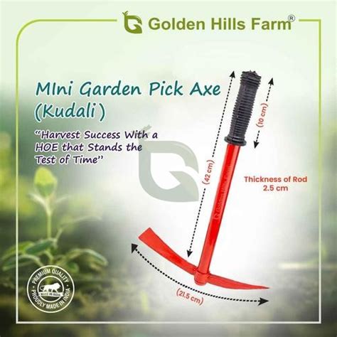 Buy Garden Pickaxe Kundali Steel Tool for Cultivating and Gardening