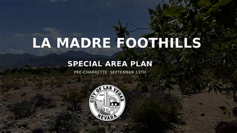 La Madre Foothills Special Area Plan — Pre-Charrette on Vimeo