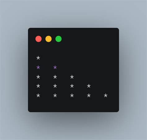 Image result for Python Program to Print Pyramid Pattern by Taking Choice