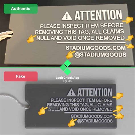 Stadium Goods Authenticity Tag: How To Tell Fakes (2026)