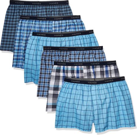 Hanes Men's Tagless Boxer with Exposed Waistband – Multipack at Amazon ...