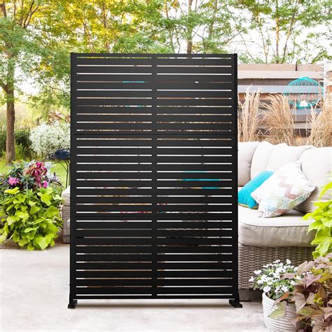 Amazon.com : KIAYACI Privacy Screen Metal Privacy Screen Outdoor ...