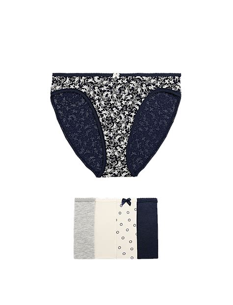 Buy 5pk Cotton Lycra™ High Leg Knickers at Marks & Spencer