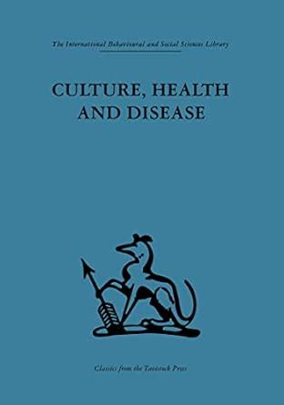 Culture, Health and Disease: Social and cultural influences on health ...