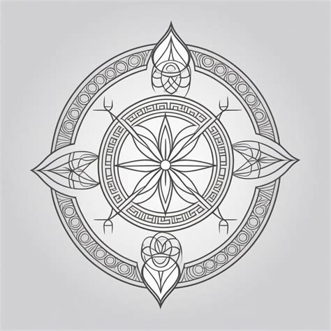 design a sleek and modern symbol that combines elements from different ...