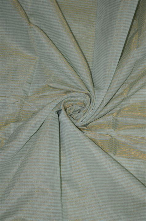 Silk Pure Chanderi Tissue Zari Based Fabrics – Essence of India