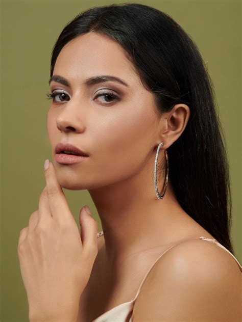 Diamante Cubic Zirconia Oversized Hoops – Curio Cottage