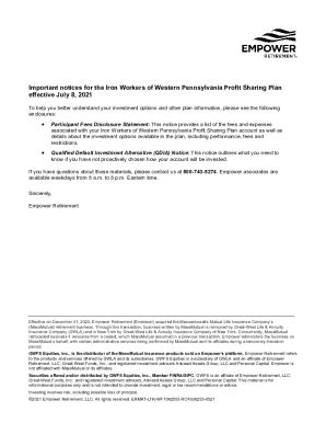 Fillable Online Important notices for the Iron Workers of Western ...