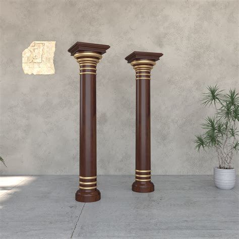 Buy Wooden Pillar Online | Wooden Pillar Design - Woodsala
