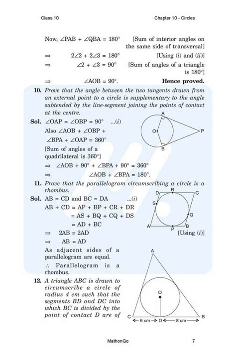 Image result for Class 10th Maths Chapter 10 Example 2