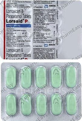 Lorsaid P 4mg Strip Of 10 Tablets: Uses, Side Effects, Price & Dosage ...