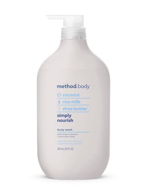Method Body Wash, Simply Nourish, Paraben and Phthalate Free, 28 oz ...