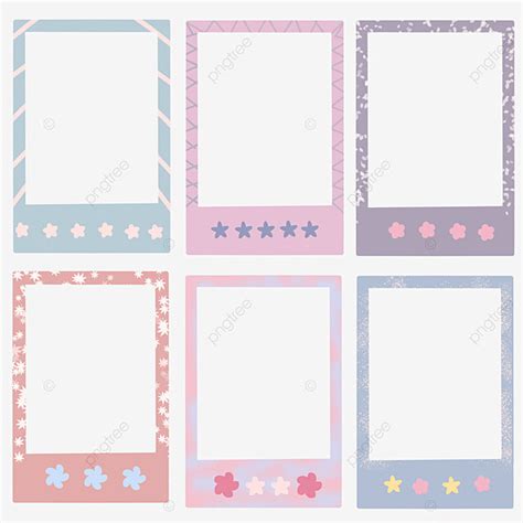Cute Polaroid Frame Hd Transparent, Cute Illustration Polaroid Frame ...