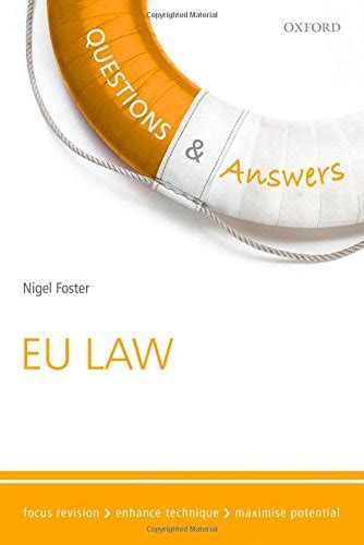 Buy Questions & Answers EU Law: Law Revision and Study Guide ...