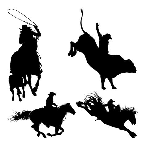 Cowboy lasso silhouette Images - Free Download on Freepik