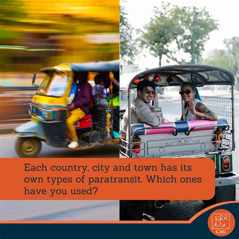 Sustainable Transport - Paratransit | CAG