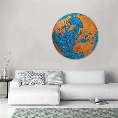 Map of the world – Tracy Fry Art.