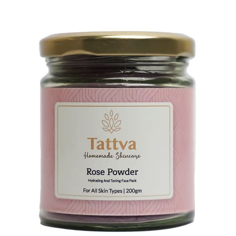 Rose Powder Face Pack – Tattva Homemade Skincare