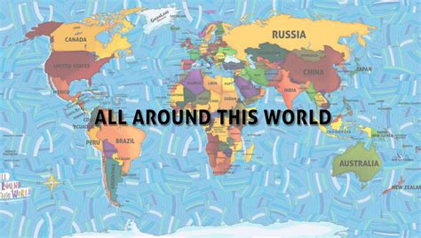 All around the World 的图像结果