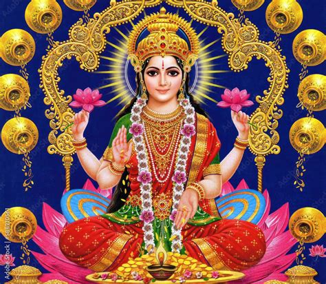Wealthy Wonders Lakshmi Ji Wallpaper – Myindianthings