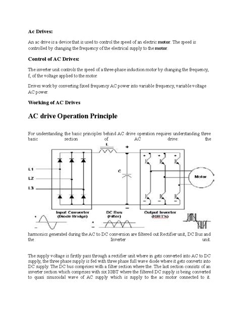 AC Drives - Lecture Notes 1: Understanding Motor Speed Control - Studocu