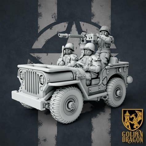 United States - Recon GPV - Marcher: Empires at War 32mm Scale ...