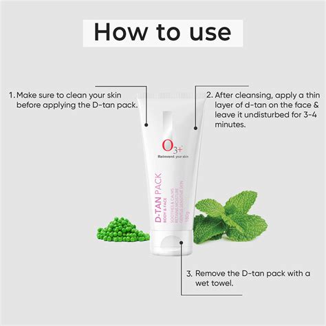 Buy O3+ D-Tan Pack - Best Tan Removal Face Pack Online