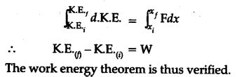 Prove work energy theorem for a variable force - CBSE Class 11 Physics ...
