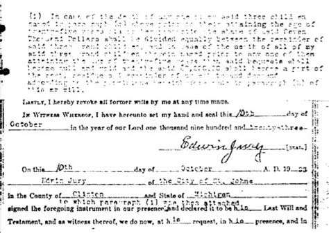 Edwin JURY Will 1923 Page 4
